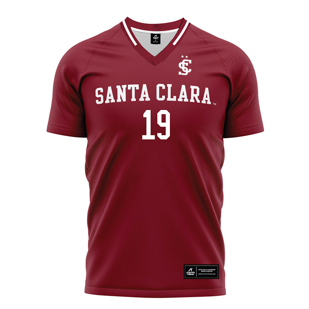 SCU - NCAA Women's Soccer : Daniela Cervantes - Red Soccer Jersey-0