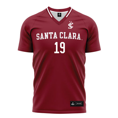 SCU - NCAA Women's Soccer : Daniela Cervantes - Red Soccer Jersey-0