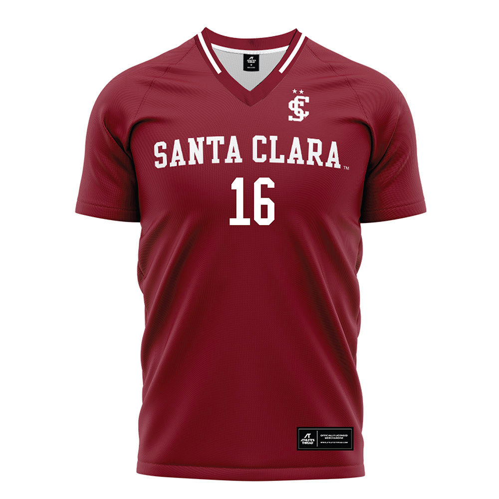 SCU - NCAA Women's Soccer : Kaylee Smith - Red Soccer Jersey-0