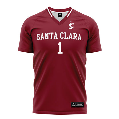 SCU - NCAA Women's Soccer : Amaris Franco - Red Soccer Jersey-0