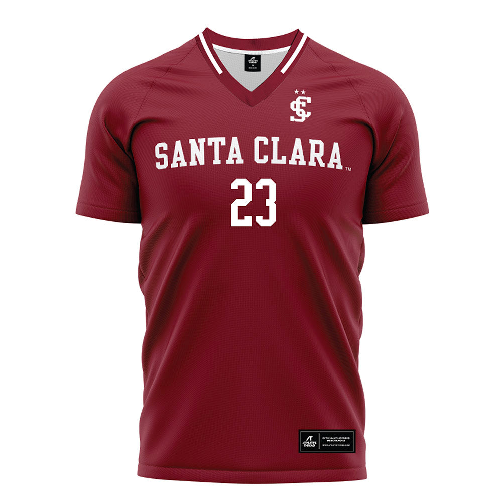 SCU - NCAA Women's Soccer : Ally Harrison - Red Soccer Jersey-0