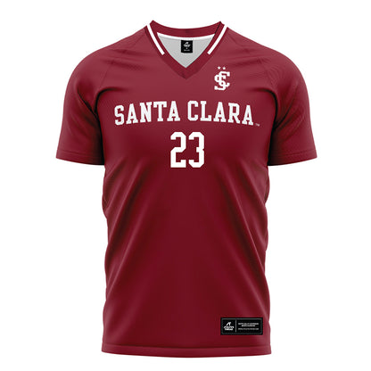 SCU - NCAA Women's Soccer : Ally Harrison - Red Soccer Jersey-0