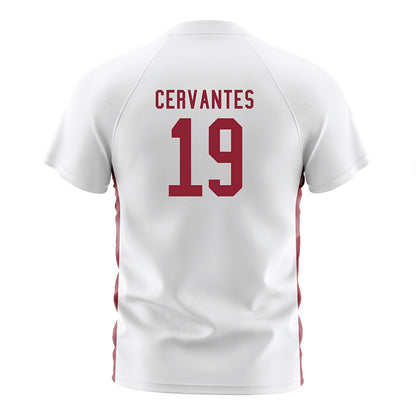 SCU - NCAA Women's Soccer : Daniela Cervantes - White Soccer Jersey-1