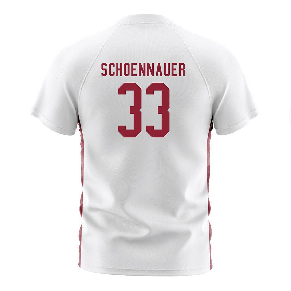 SCU - NCAA Women's Soccer : kennedy schoennauer - White Soccer Jersey