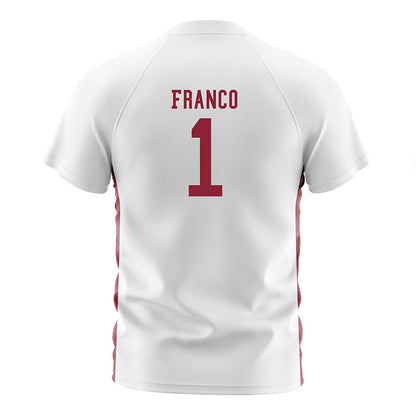 SCU - NCAA Women's Soccer : Amaris Franco - White Soccer Jersey-1