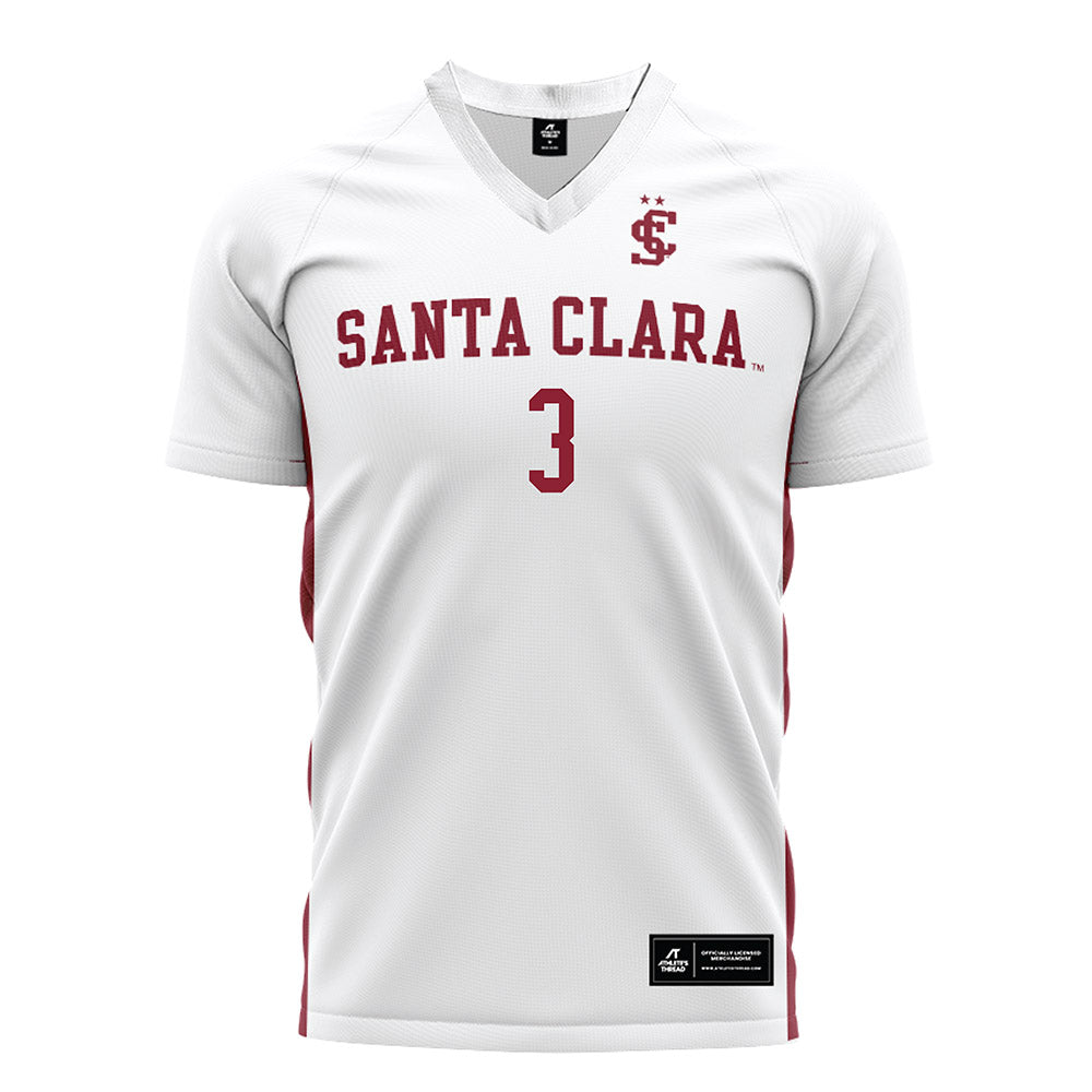 SCU - NCAA Women's Soccer : Keira Martin - White Soccer Jersey-0