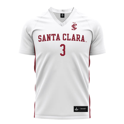 SCU - NCAA Women's Soccer : Keira Martin - White Soccer Jersey-0