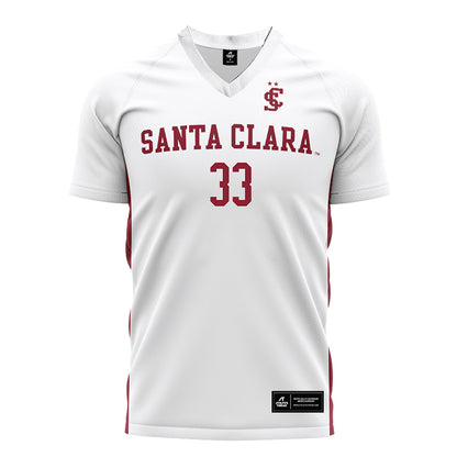 SCU - NCAA Women's Soccer : kennedy schoennauer - White Soccer Jersey