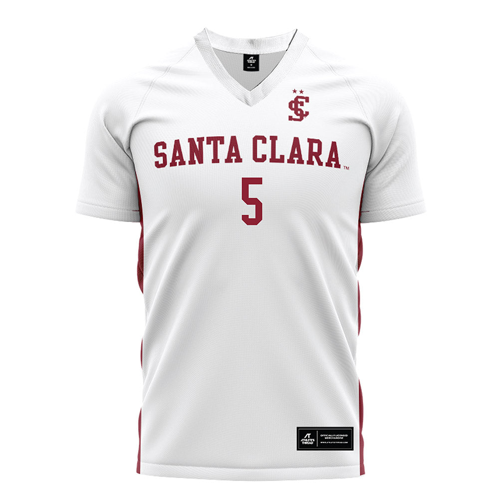 SCU - NCAA Women's Soccer : Isabelle De Buyl - White Soccer Jersey