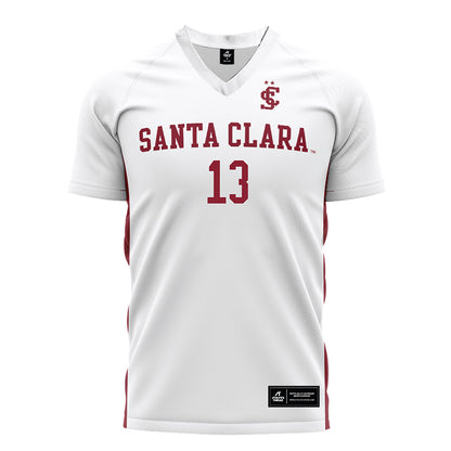SCU - NCAA Women's Soccer : Jalana Kimber - White Soccer Jersey-0