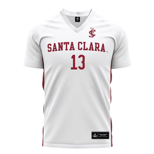 SCU - NCAA Women's Soccer : Jalana Kimber - White Soccer Jersey-0