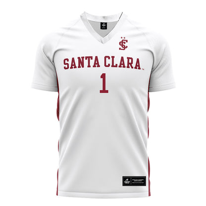 SCU - NCAA Women's Soccer : Amaris Franco - White Soccer Jersey-0