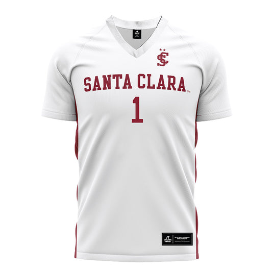 SCU - NCAA Women's Soccer : Amaris Franco - White Soccer Jersey-0