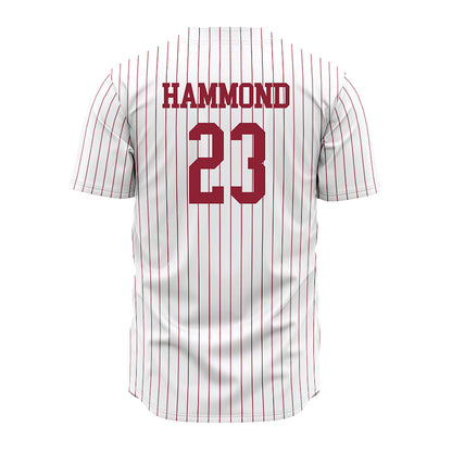 SCU - NCAA Baseball : Blake Hammond - White Jersey