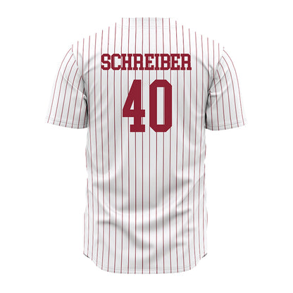 SCU - NCAA Baseball : Sebastian Schreiber - White Jersey