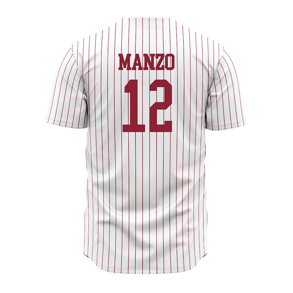 SCU - NCAA Baseball : Efrain Manzo - White Jersey