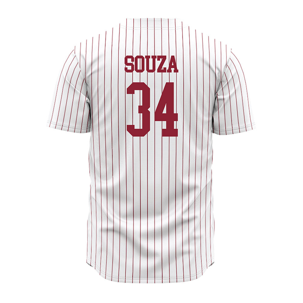 SCU - NCAA Baseball : August Souza - White Jersey