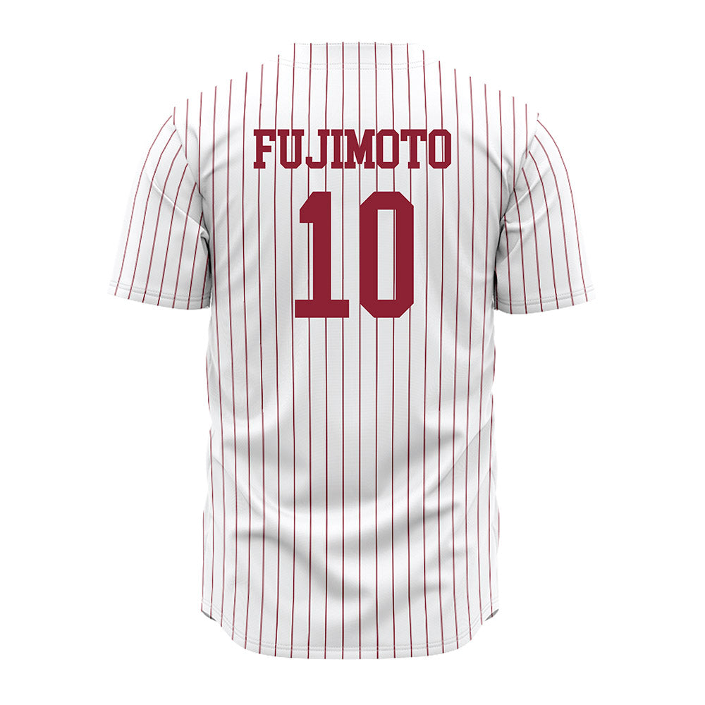 SCU - NCAA Baseball : Hunter Fujimoto - White Jersey-1