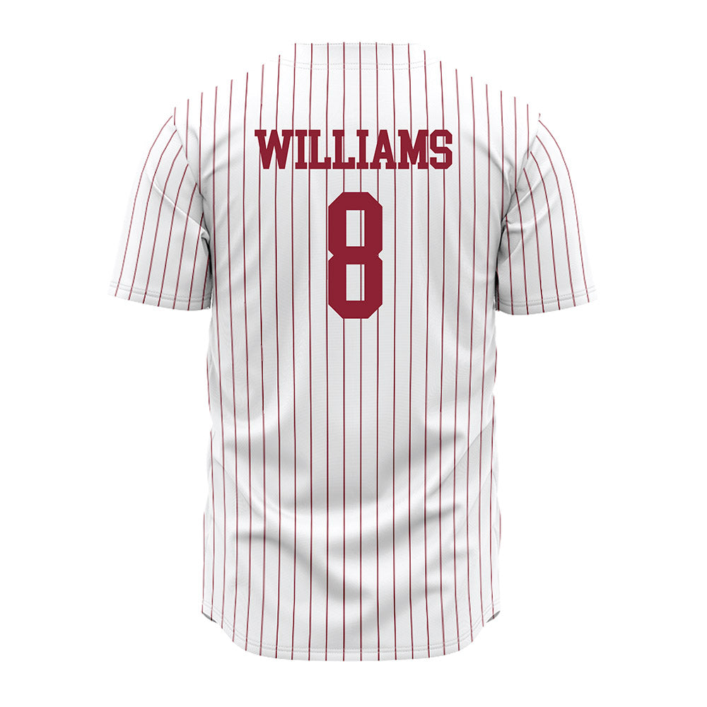 SCU - NCAA Baseball : Malcolm Williams - White Jersey