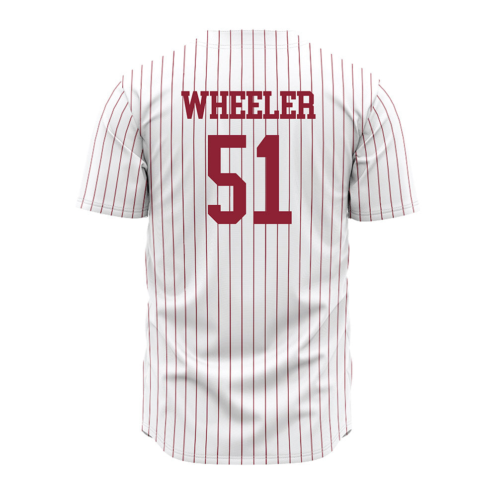 SCU - NCAA Baseball : Mace Wheeler - White Jersey-1