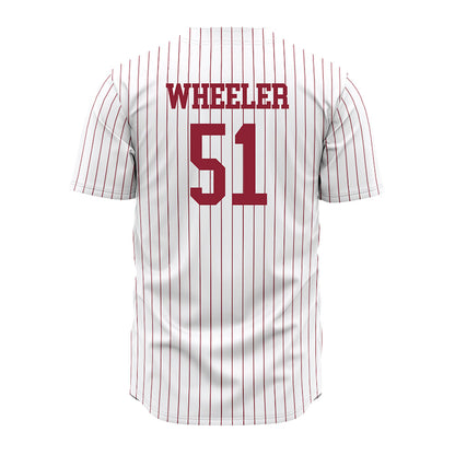 SCU - NCAA Baseball : Mace Wheeler - White Jersey-1