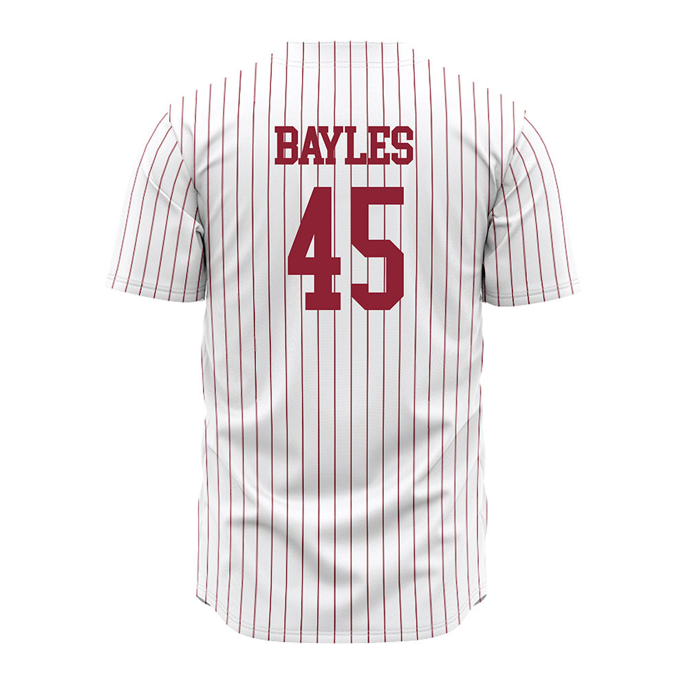 SCU - NCAA Baseball : Max Bayles - White Jersey