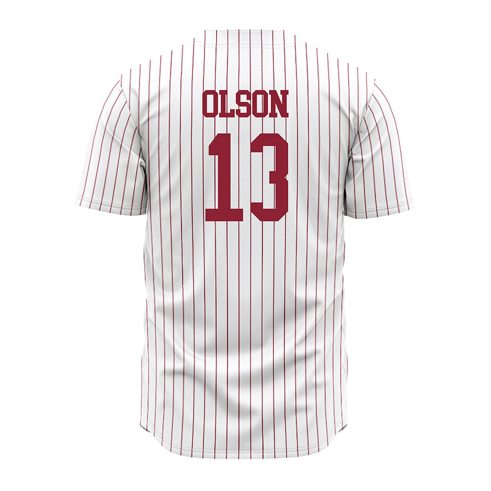 SCU - NCAA Baseball : Niko Olson - White Jersey