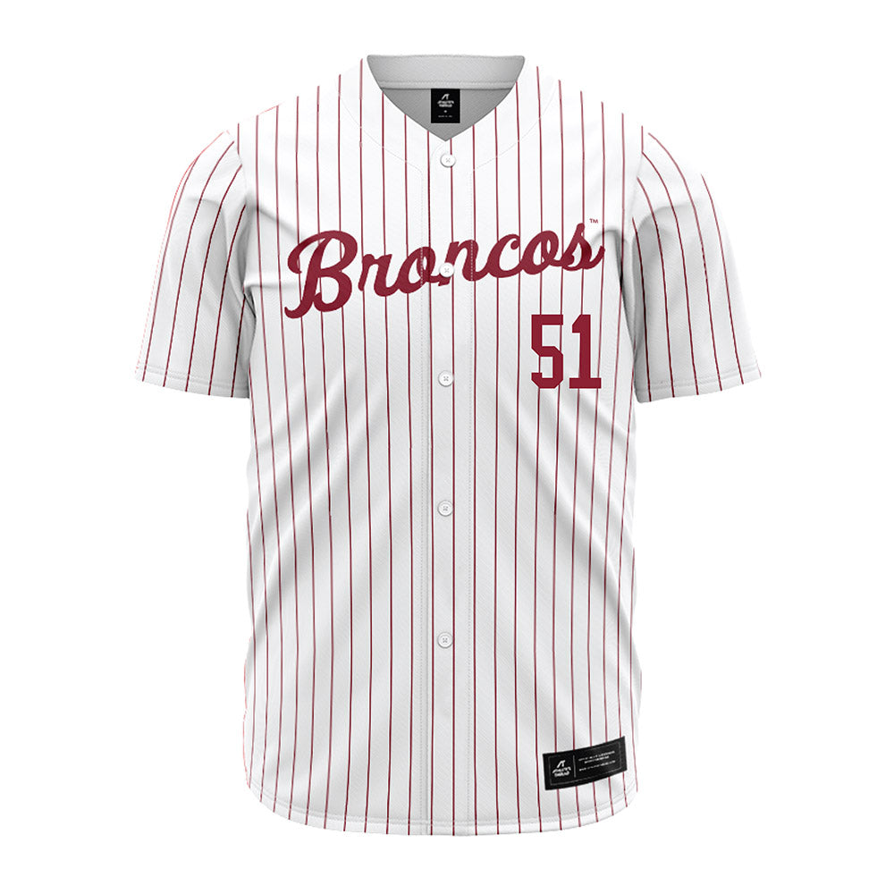 SCU - NCAA Baseball : Mace Wheeler - White Jersey-0