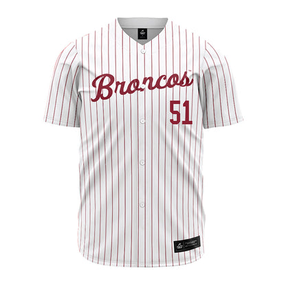 SCU - NCAA Baseball : Mace Wheeler - White Jersey-0