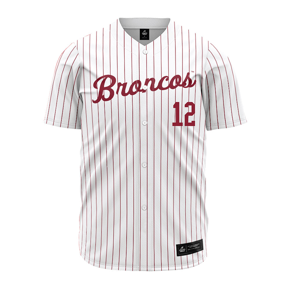 SCU - NCAA Baseball : Efrain Manzo - White Jersey