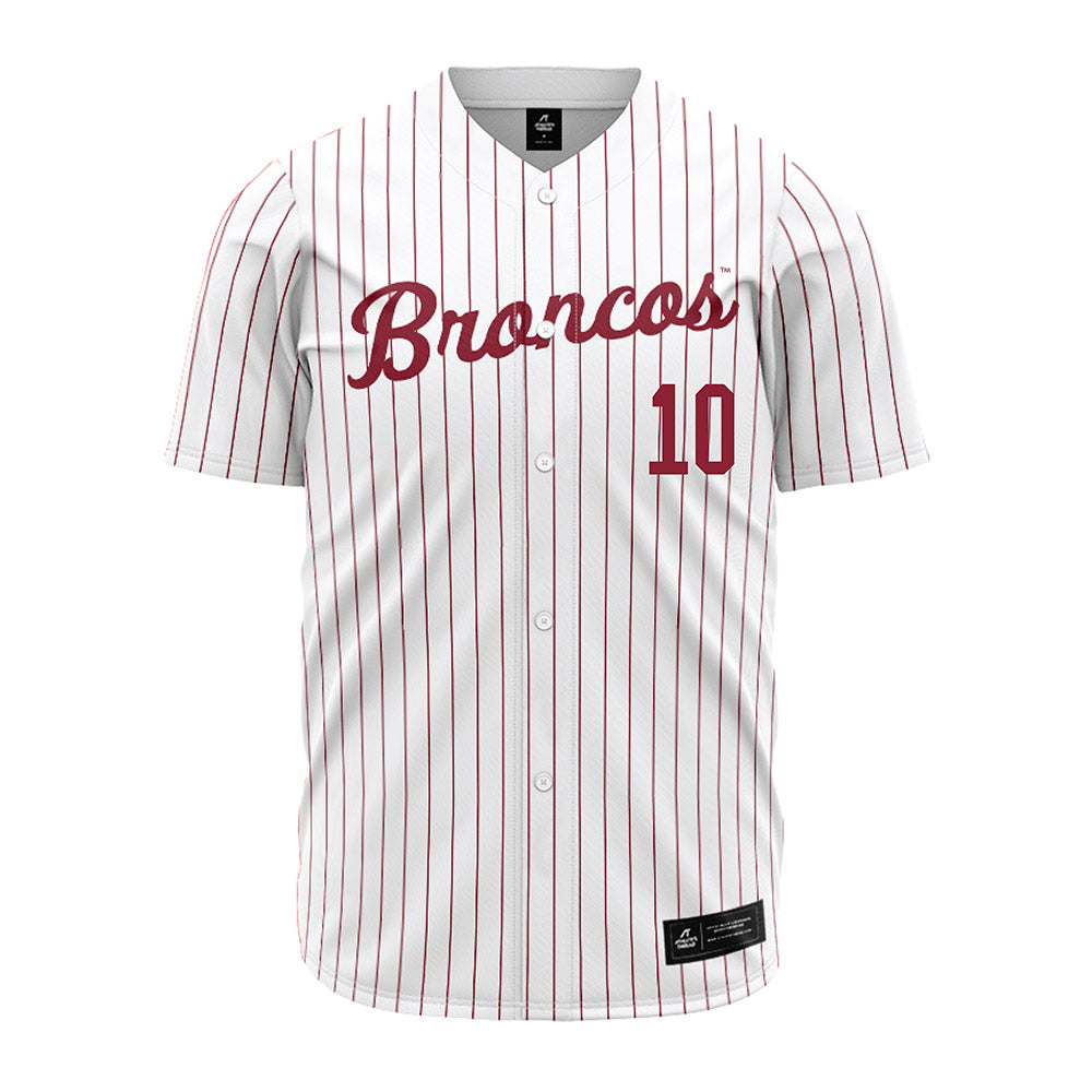 SCU - NCAA Baseball : Hunter Fujimoto - White Jersey-0