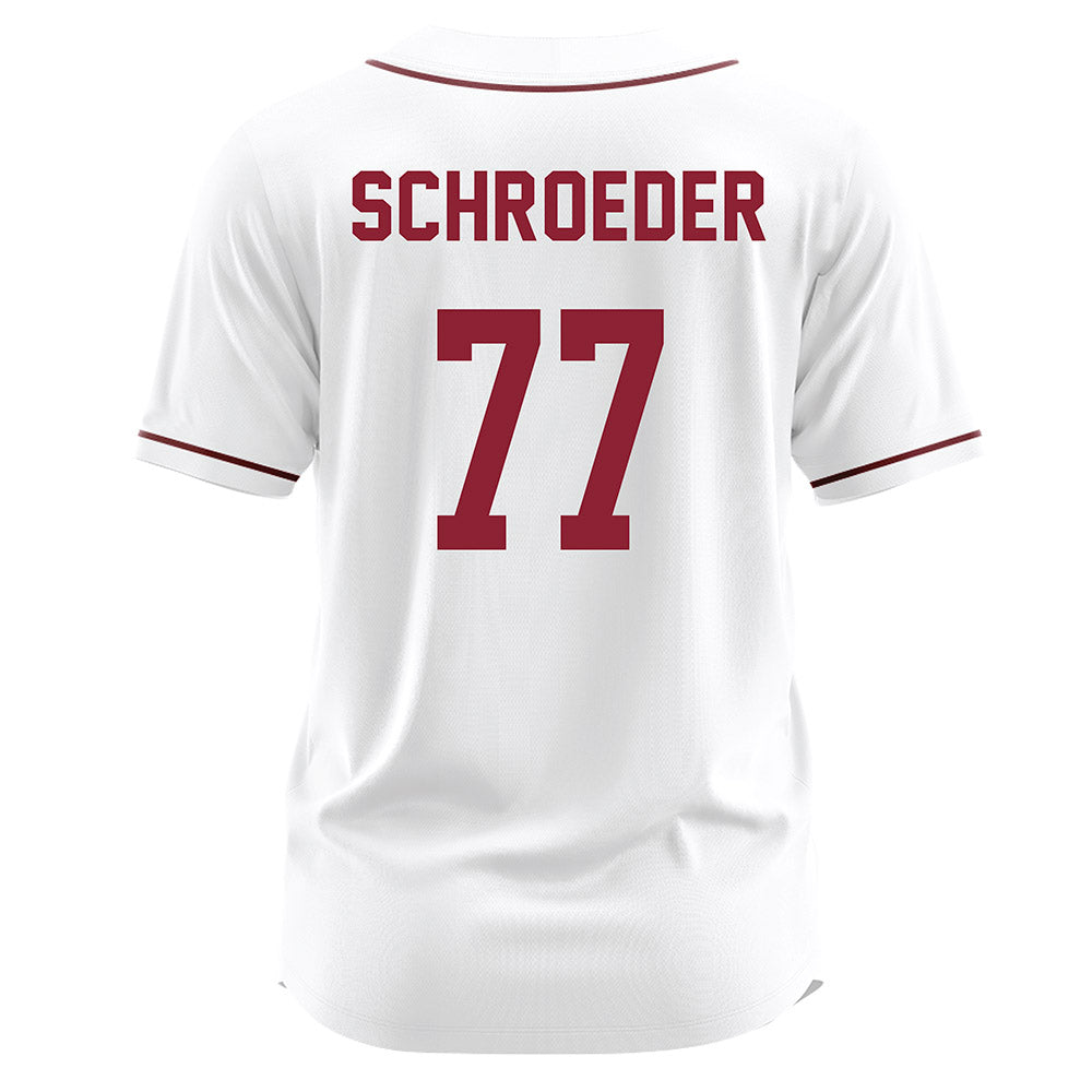 SCU - NCAA Softball : Ellison Schroeder - White Jersey-1