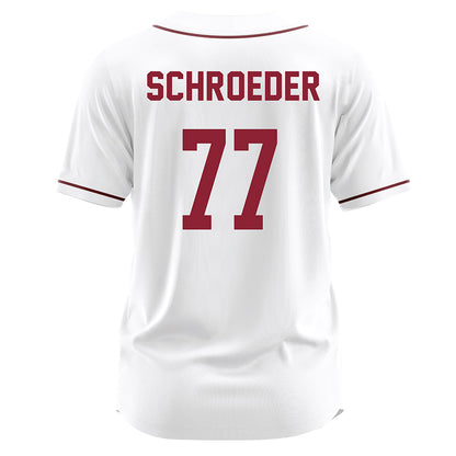 SCU - NCAA Softball : Ellison Schroeder - White Jersey-1