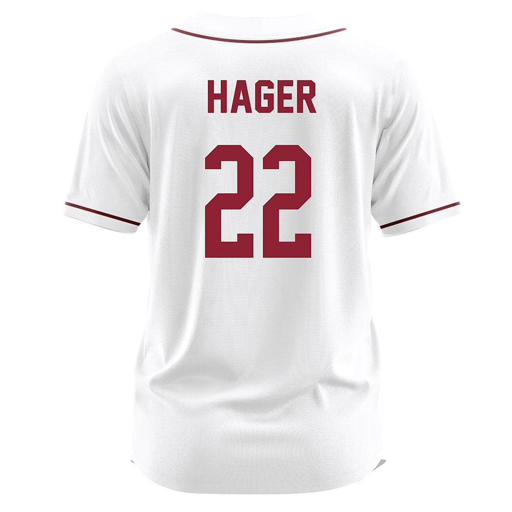 SCU - NCAA Softball : Sage Hager - White Jersey