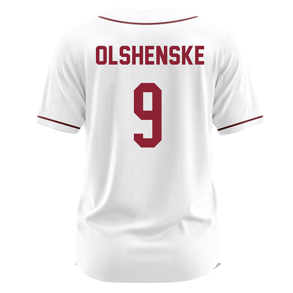 SCU - NCAA Softball : Mackenzie Olshenske - White Jersey-1