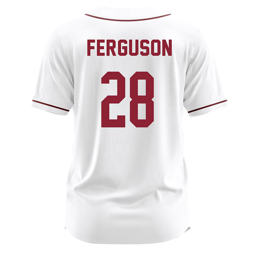 SCU - NCAA Softball : Cari Ferguson - White Jersey-1