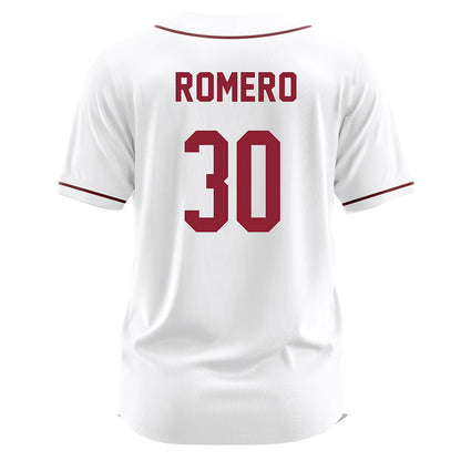 SCU - NCAA Softball : Ella Romero - White Jersey