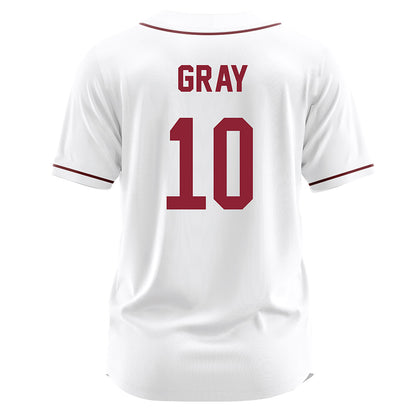 SCU - NCAA Softball : Hazyl Gray - White Jersey