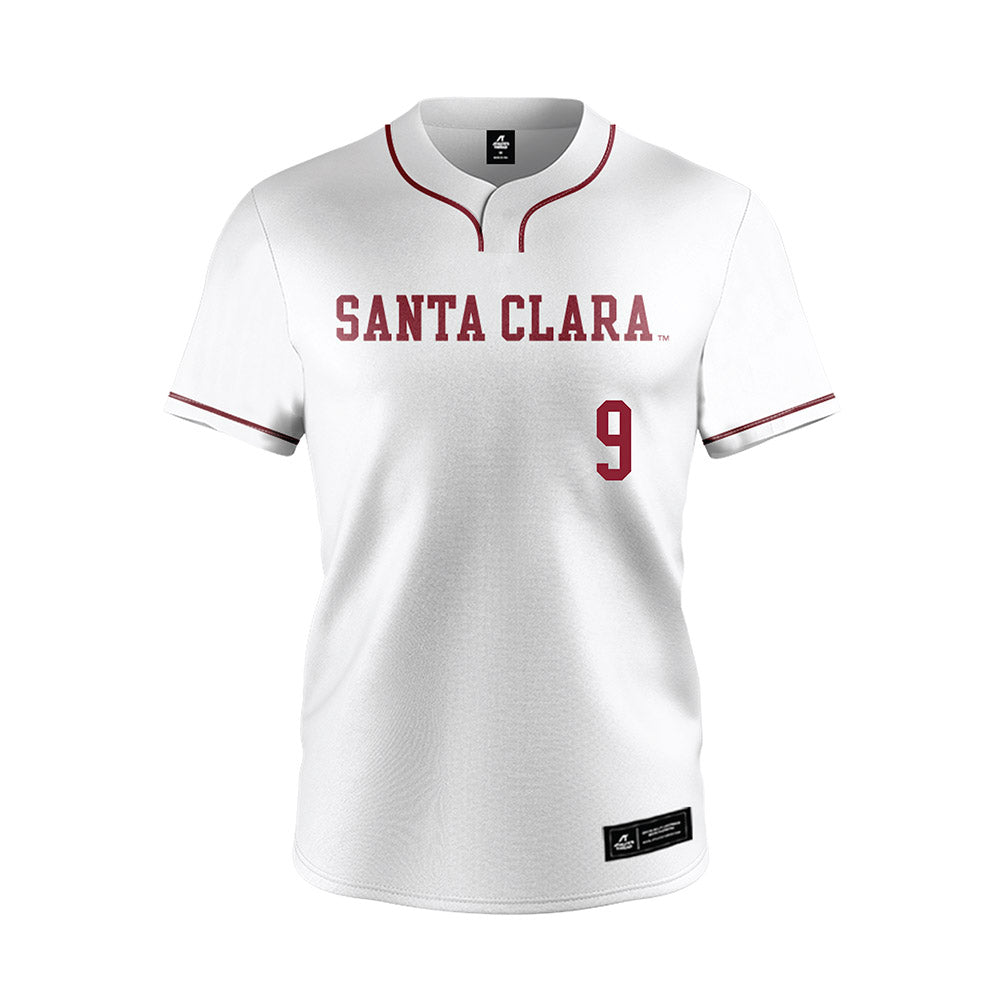 SCU - NCAA Softball : Mackenzie Olshenske - White Jersey-0