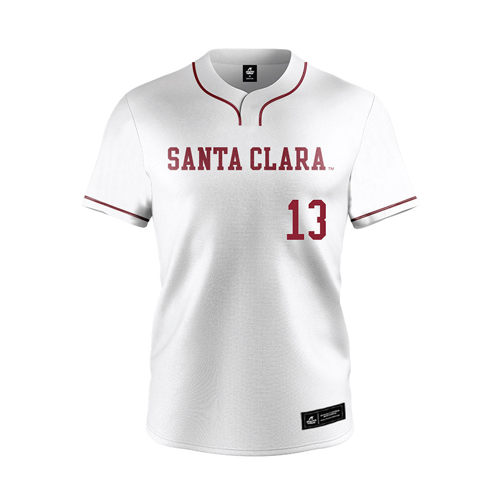 SCU - NCAA Softball : Sophia Cardinale - White Jersey-0