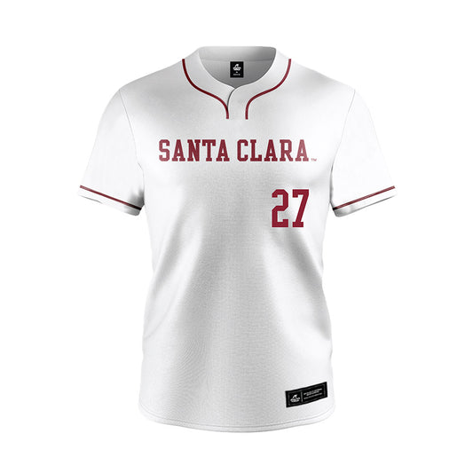 SCU - NCAA Softball : Kyla Acres - White Jersey-0