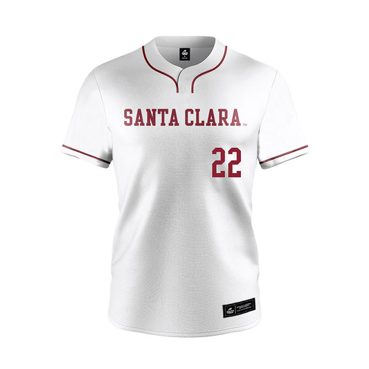 SCU - NCAA Softball : Lillie Brooks - White Jersey-0