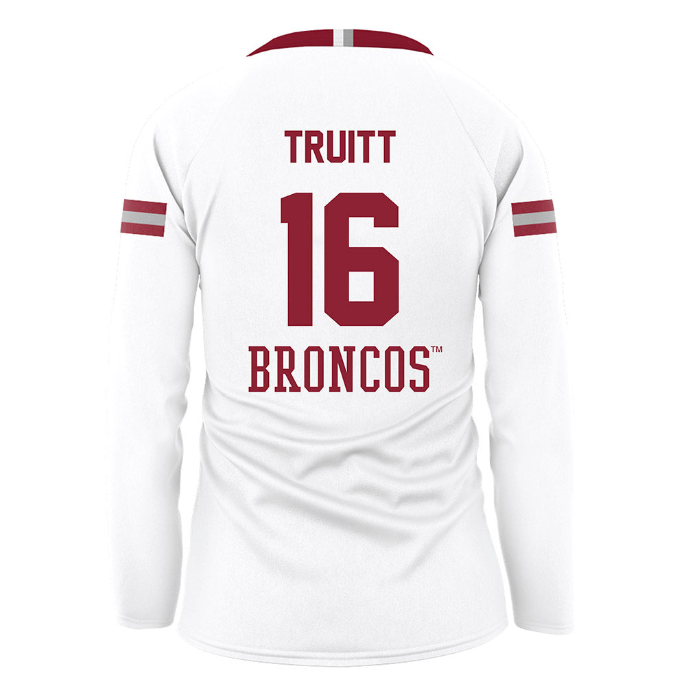 SCU - NCAA Women's Volleyball : Layla Truitt - White Volleyball Jersey