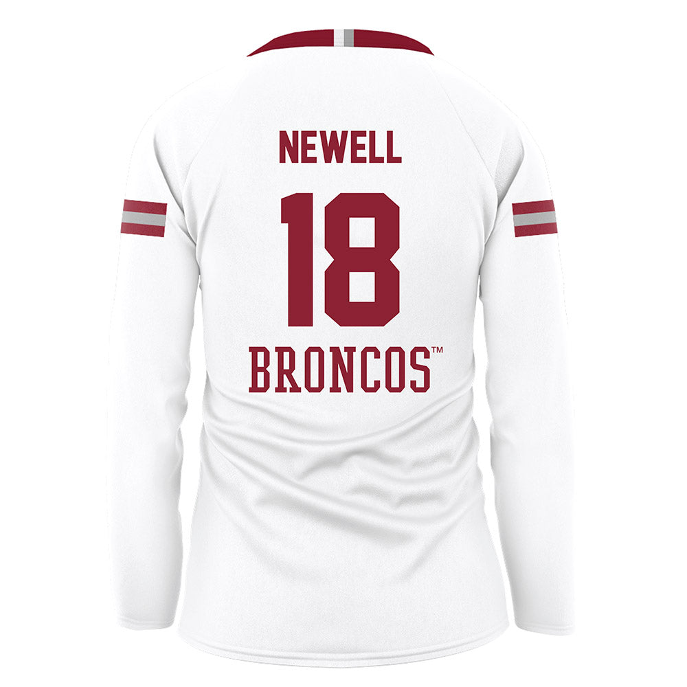 SCU - NCAA Women's Volleyball : Hailey Newell - White Volleyball Jersey-1