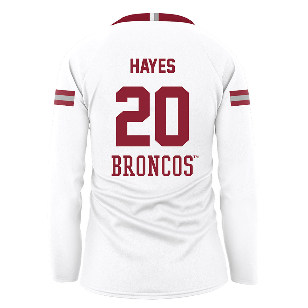 SCU - NCAA Women's Volleyball : Morgan Hayes - White Volleyball Jersey