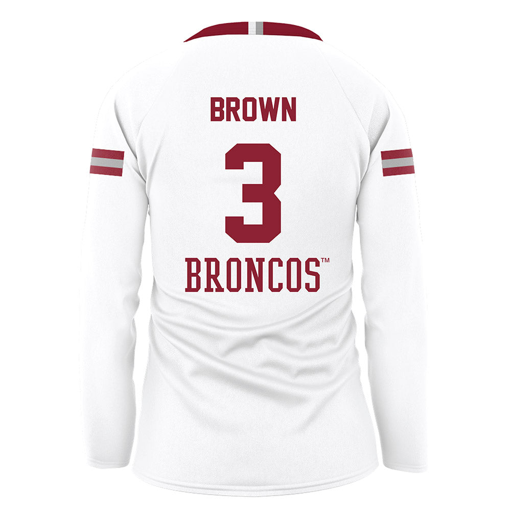 SCU - NCAA Women's Volleyball : Danielle Brown - White Volleyball Jersey