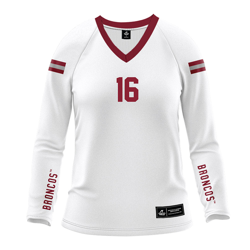 SCU - NCAA Women's Volleyball : Layla Truitt - White Volleyball Jersey