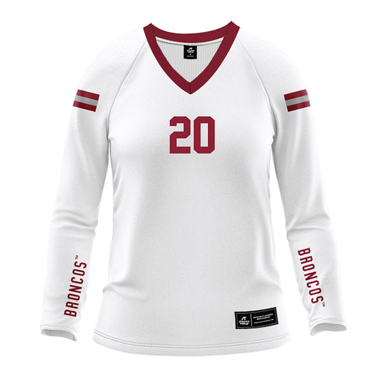 SCU - NCAA Women's Volleyball : Morgan Hayes - White Volleyball Jersey