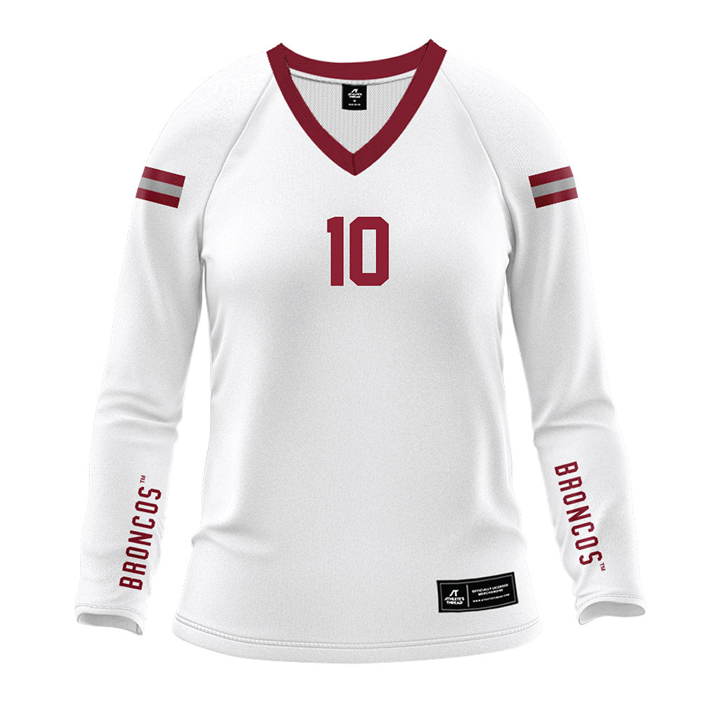  - NCAA Women's Volleyball : Lauren Grover - White Volleyball Jersey-0