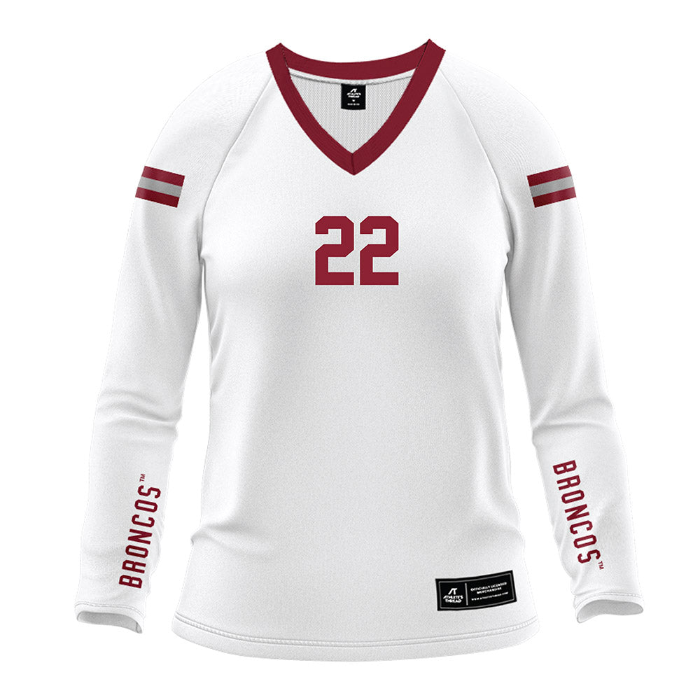 SCU - NCAA Women's Volleyball : Tia Kapihe - White Volleyball Jersey-0